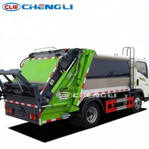Camión de Basura HOWO de 5.8cbm con Compactador Trasero 4X2 y Control Remoto Inalámbrico - Product Image 4