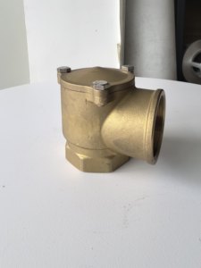 วาล์วกันกลับทางเดียวทำจากทองเหลืองขนาด 1.5 นิ้ว สำหรับรถบรรทุกน้ำมันเจียเซิง - Product Image 1