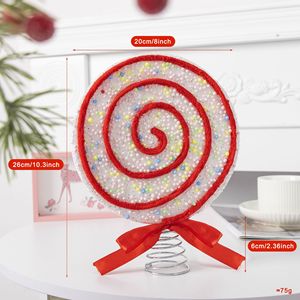 Pastel Macaron Candy <b>Tree</b> <b>Topper</b> Star Lollipop Shape Christmas Living Room Table <b>Xmas</b> <b>Tree</b> Ornament - Product Image 6