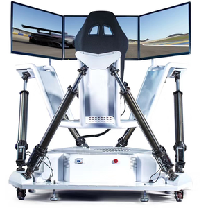 Nhà máy trực tiếp Chất lượng cao 3 màn hình sáu trục xe VR đua mô phỏng thực tế ảo Somatosensory lái xe đua trò chơi máy - Product Image 2