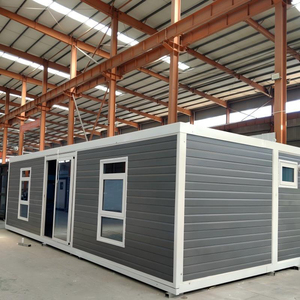 CE-gecertificeerde veilige module voor gastenkamer in de achtertuin & thuiskantoor, 10ft platdak bi-wing uitbreidbare containerhuis - Product Image 1