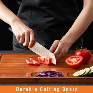 Gỗ Cắt Hội Đồng Quản Trị Cho Nhà Bếp, Pho Mát Charcuterie Board Set Với 3 Được Xây Dựng-Trong Khoang Và Nước Trái Cây Rãnh, <span class=keywords><strong>butcher</strong></span> Khối (17x1 - Product Image 2