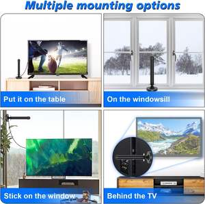 เสาอากาศทีวีดิจิตอลในอาคารระยะไกลพร้อมแอมพลิฟายเออร์<span class=keywords><strong>4K</strong></span> ไฟติดสูงสุดรองรับฟรีช่อง HDTV <span class=keywords><strong>4K</strong></span> <span class=keywords><strong>1080P</strong></span> ในท้องถิ่นทั้งหมด - Product Image 5