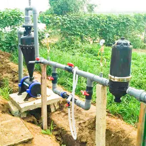 Tropfbewässerung Kunststoff-Sand-Zentrifugalfilter für Zentrifugaltrenner-Wasserfiltersystem