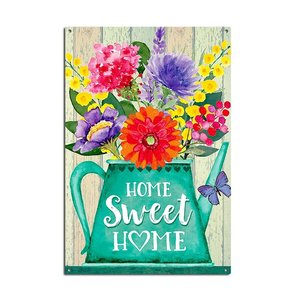 Décoration Murale en Fer Forgé Fleuriste <span class=keywords><strong>Paris</strong></span> : Peinture Vintage Hortensia pour Maison, Salon, Jardin - Décoration Romantique - Product Image 3