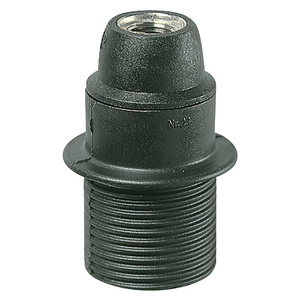 E14 Lamp Holder M10x1 Black Screw Base <b>Socket</b> For <b>Light</b> Fixtures - Product Image 1