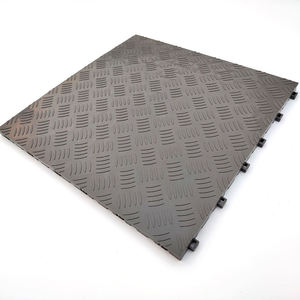 Factory Wholesale Modular Interlocking Garage Floor <b>Tiles</b> Anti-Slip PP <b>Plastic</b> Car Wash Grate Flooring with Drainage Hole - Product Image 3