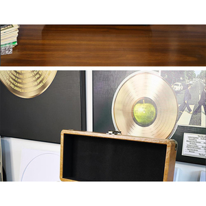 Estuche de Almacenamiento para Discos de Vinilo Retro de Cuero PU con Esquinas Metálicas para Discos LP de 12 Pulgadas, Decoración para el Hogar, Regalo - Product Image 6