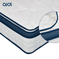 Meilleur matelas enroulable d'usine pour un sommeil réparateur, matelas à ressorts et mousse double épaisseur King Size