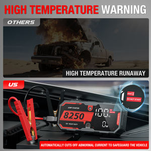 Портативное пусковое устройство для грузовиков, мотоциклов и автомобилей 16000 мАч 3400А 960CCA, для двигателей 40 л.с. (бензин) и 6.5 л. (дизель), с LED-фонарем - Product Image 2