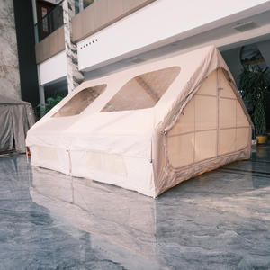 Per tutta la stagione 12 metri quadrati A-telaio tenda gonfiabile con 2 finestre da tetto per 6 persone famiglia Glamping - Product Image 2