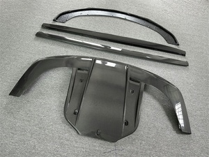 Kit de Carrocería Pequeño de Fibra de Carbono Estilo V8S, Alerón Delantero, Faldones Laterales, Alerón Trasero, Modificación Exterior para <span class=keywords><strong>Bentley</strong></span> Continental GT GTC 2012 2014 - Product Image 2