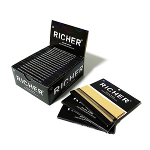 Papiers à rouler Richer King Slim avec plateau, broyeur et filtres – Pack 3-en-1, enduits de gomme arabique naturelle - Product Image 3
