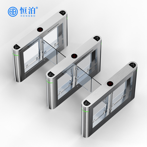 自动快速闸门人脸识别指纹遥控高安全光学摆闸门 - Product Image 5