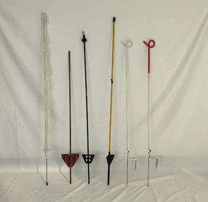 गैल्वेनाइज्ड इलेक्ट्रिक बाड़ पिटेल पोस्ट सुरक्षा के लिए लेपित सतह के साथ जस्ती और मेष बाड़ लगाने के लिए - Product Image 5