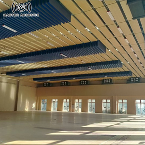 <span class=keywords><strong>Module</strong></span> d'absorption sonore Master Acoustic Glass Fiber Hanging Baffle Bande d'aluminium pour salle de sport Absorbeur de son - Product Image 4