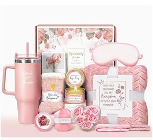 Canasta <span class=keywords><strong>de</strong></span> Regalo para el Día <span class=keywords><strong>de</strong></span> la Madre o Cumpleaños, Cuidado Personal para Mujeres, <span class=keywords><strong>Spa</strong></span> Relajante con Aroma a Vainilla, Vaso <span class=keywords><strong>de</strong></span> Acero Inoxidable <span class=keywords><strong>de</strong></span> 40 oz, Regalo <span class=keywords><strong>de</strong></span> Franela <span class=keywords><strong>de</strong></span> Lujo - Product Image 2