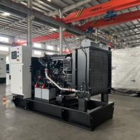 Genset Diesel Tipe Terbuka 80kw 100kva 3 Fasa 4 Kawat dengan Mesin Weichai dan Alternator Stamford, Kualitas Bagus Merek China