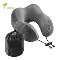 Oreiller de voyage ergonomique en mousse à mémoire de forme en forme de U Coussin de relaxation orthopédique cervical Soutien du sommeil en avion avec soulagement de la douleur corporelle