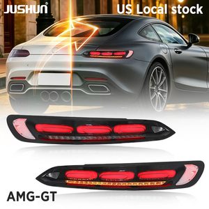 Feux arrière JUSHUN améliorés pour <span class=keywords><strong>Mercedes</strong></span> Benz <span class=keywords><strong>AMG</strong></span> <span class=keywords><strong>GT</strong></span> 2015-<span class=keywords><strong>2018</strong></span>, feux arrière LED, vente en gros d'usine - Product Image 1