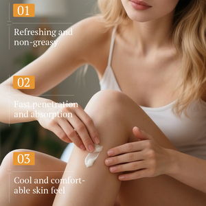 Crème pour les jambes KORMESIC Private Label 150g, crème pour les varices, soin du corps, lotion hydratante, lissante, rafraîchissante, effet réparateur - Product Image 2
