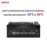Mini PC Industrial Sin Ventilador OEM ODM, CPU Intel N100 N305, 32 GB DDR4, 2 LAN, 2 COM, 6 USB, Funcionamiento Continuo de 7*24 Horas