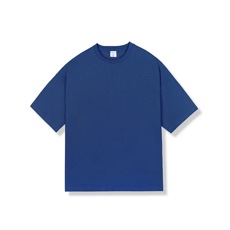 Blanks Übergröße T-Shirts Unisex boxy T-Shirt Hip Hop-T-Shirt solide Schwere 100% Baumwolle 220 GSM Streetwear T-Shirt für Herren