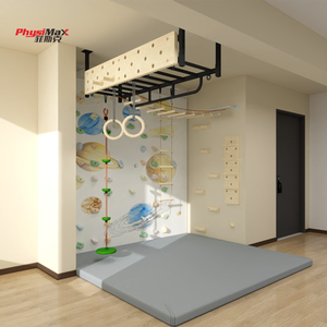 Estructura <span class=keywords><strong>de</strong></span> Escalada Infantil para el Hogar, Pequeño Circuito <span class=keywords><strong>de</strong></span> Obstáculos Ninja, Entrenamiento Sensorial para Niños, Juego Interactivo, Tapete Pequeño para el Suelo - Product Image 3