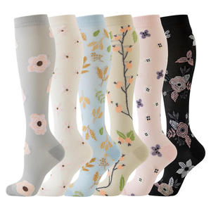 6 Pairs Spandex <b>Compression</b> <b>Socks</b> for <b>Women</b> & Men-Circulation Support & Protection for Nurses Running & Athletic Use - Product Image 2