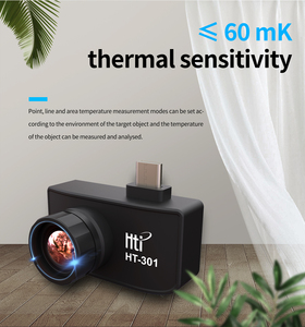 กล้องถ่ายภาพความร้อนอินฟราเรด HTi HT301 ขนาด 13 มม. ความถี่ 25Hz ความละเอียด 384x288 ความไวต่อความร้อน 60mk สำหรับสมาร์ทโฟนแบบ Type-C ขนาด 0.39 นิ้ว - Product Image 4