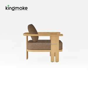 Ensemble de meubles d'extérieur modernes, canapé d'extérieur pour villa, ensemble de jardin pour hôtel, canapé de patio en teck imperméable, canapé de jardin de luxe - Product Image 3