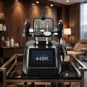 อุปกรณ์ความร้อนลึก 448K ที่มีความเสถียร สำหรับการบำบัดที่บ้านหรือร้านเสริมสวย เพื่อกระตุ้นเซลล์ให้แข็งแรง กระจ่างใส และเร่งการเผาผลาญของร่างกาย - Product Image 1