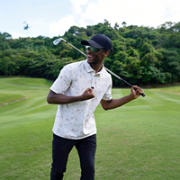 T-shirts de golf pour hommes, coupe slim, sportifs, de haute qualité, originaux, personnalisés, multicolores, avec logo numérique imprimé par transfert thermique