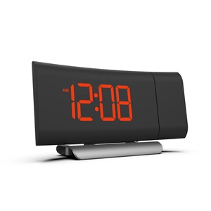 Wholesale LED Wall Ceiling Projection Table Talking Alarm Clock Smart Clock with Snooze Temperature