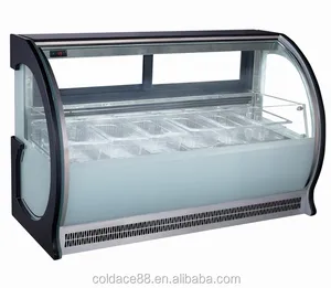 Gelato Circulaire Ijs Popsicle Ijs Snoep Display Koelkast