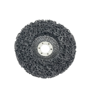 Disques de ponçage en fibre métallique en acier inoxydable 100/115/125 Feuille de meulage diamantée noire pour l'enlèvement de la peinture automobile - Product Image 2