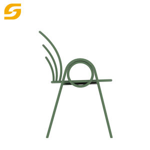 Nuevo diseño de muebles de jardín, ocio moderno, Patio, Hotel, restaurante, cafetería, juego de mesa de comedor al aire libre, sillas de jardín de aluminio - Product Image 4