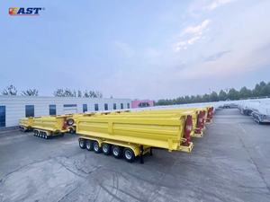 EAST Heavy Duty 6 essieux 100 tonnes 150 tonnes 200t pierre transport utilitaire inclinaison équipement benne cargo semi-remorque à vendre - Product Image 4