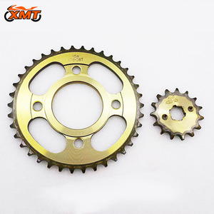 Kits de <span class=keywords><strong>Cadena</strong></span> y Piñón para Motocicleta, Piñón de Transmisión 428 38/15T, Kits de <span class=keywords><strong>Cadena</strong></span> y Piñón para CG <span class=keywords><strong>125</strong></span> - Product Image 4