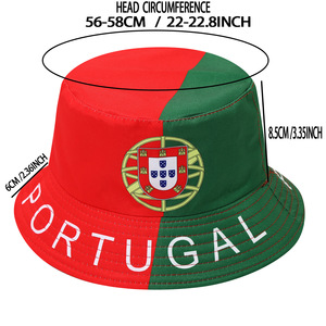 Chapeau Bob Américain Mexicain Imprimé Best-Seller pour les Fans de Football – Protection Solaire pour Supporters Mondiaux - Product Image 4