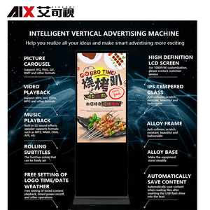 Màn hình quảng cáo kỹ thuật số tương tác LCD Android đứng sàn trong nhà, kích thước tùy chỉnh bán buôn - Product Image 6