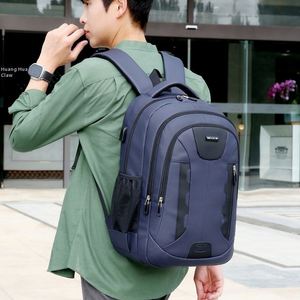 Sac à dos pour ordinateur portable de grande capacité, décontracté, sportif, nouvelle mode, pour affaires, avec fermeture éclair, en tissu Oxford imperméable, pour étudiants, voyages - Product Image 3