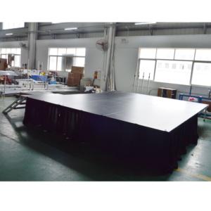 Scène surélevée portable d'extérieur, réglable en hauteur, légère, avec montage facile et surface antidérapante pour les événements - Product Image 4