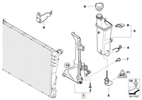 Tapa del depósito de refrigerante para BMW 1.4 Bar 17111438818 E30 E34 E36 E39 E46 E53 Z3 Z4