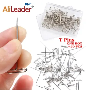 Needle T-pins T Shaped Pins T Pins For Wigs Making Display Foam Head Blocking Knitting