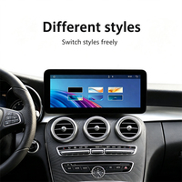 Pour Mercedes-Benz Classe C GLC W205 NTG5.0 10.25/12.3 Android15 8+128GB CarPlay sans fil Android Auto GPS Lecteur multimédia