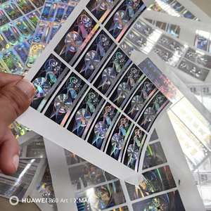 Stiker Hologram Kustom untuk Pesta, Stiker Hologram Transparan, Perlengkapan Natal, Dekorasi Anak, Dekorasi Pesta Ulang Tahun - Product Image 3