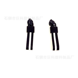 คลิปหนีบสายปรับได้ สีดำและสีขาว ซิปโลหะสองด้าน สำหรับจัดการสายเคเบิล - Product Image 5