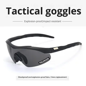 Punto al aire libre polarizado UV400 antiniebla y a prueba <span class=keywords><strong>de</strong></span> viento táctico tiro deportes <span class=keywords><strong>gafas</strong></span> para montar bicicletas y motocicletas - Product Image 4