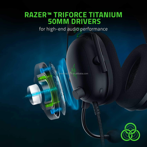 Razer BlackShark V2 + USB Gaming Barato Razr Auriculares Multiplataforma Auriculares para juegos con cable 7,1 Sonido envolvente Auriculares para juegos - Product Image 4
